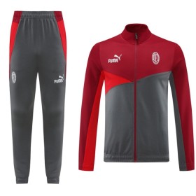 AC Milan Chaqueta De Entrenamiento Trajes 2024-25 Gris